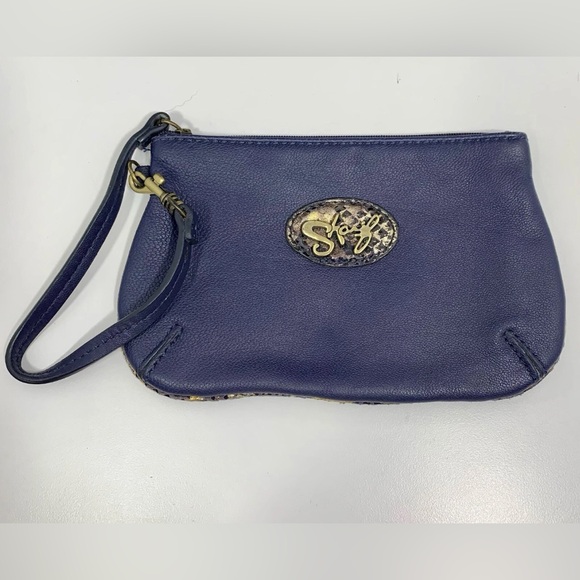 Sky Handbags - Sharif Sky Blue Wristlet Clutch